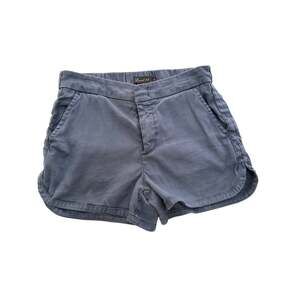 Anthropologie Level 99 Shorts Linen Blend Dusty Blue Women's Size 26